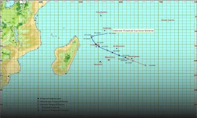 Météo : le cyclone Gelena s'approche dangereusement de Rodrigues et représente une menace directe pour l'île