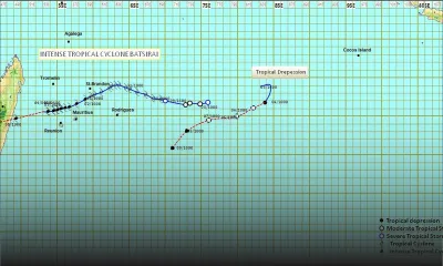 Météo : la dépression tropicale devrait passer loin des îles Mascareignes