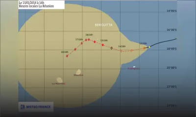 Rodrigues passe en alerte 2, Berguitta se rapproche  