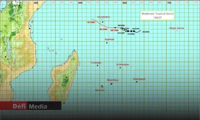La tempête Awo s’affaiblit mais passera près d’Agalega ce samedi matin