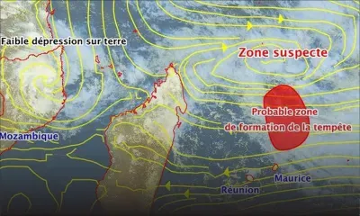 Météo : la «dépression» devrait se déplacer vers Maurice dès demain, selon nos confrères de La Réunion 