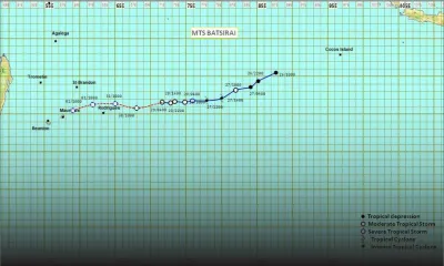 Météo : Batsirai à 1 460 km de Maurice