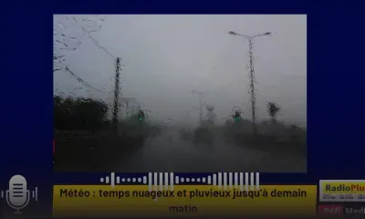 Météo : temps pluvieux jusqu’à demain matin