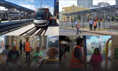 [En images] Le Metro Express officiellement sur les rails