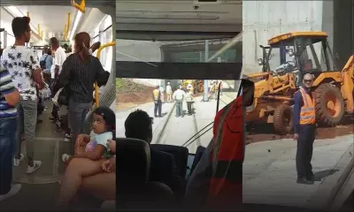 Coromandel : De la boue sur les rails, le Metro Express cale