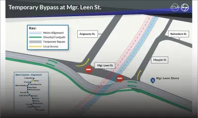 Metro Express : un plan de déviation mis en place à la rue Monseigneur Leen, Port-Louis