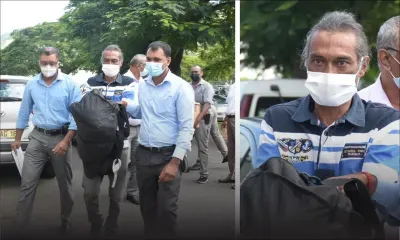 De retour après avoir purgé une peine à La Réunion : Mike Brasse en état d’arrestation