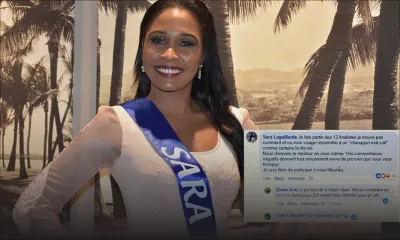 Sara, finaliste de Miss Mauritius : « Je ne trouve pas que mon visage ressemble à un 'chanapuri mal kwi' »