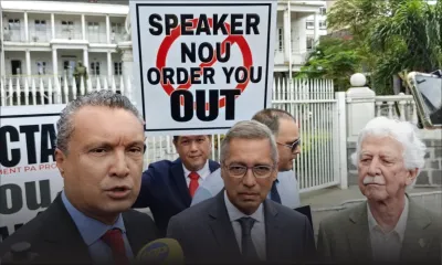 Enquête pour rassemblement illégal devant l’Assemblée nationale : « Honteux », déclare Xavier-Luc Duval 