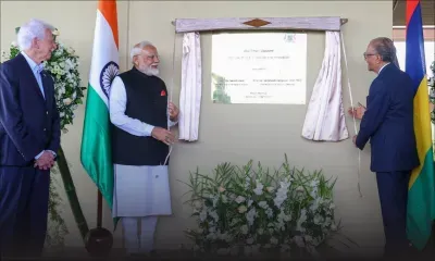Visite officielle de Modi : Inauguration du Civil Service College à Réduit