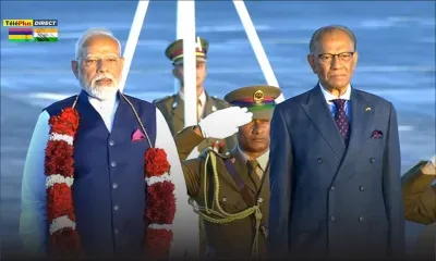 [En direct] Fête nationale : L'arrivée de l'invité d'honneur, Narendra Modi, à l'aéroport de Plaisance