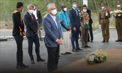 Commémoration de l’abolition de l’esclavage : cérémonie de dépôt de gerbes