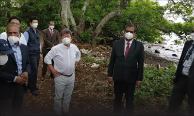 [En images] Visite du ministre des Affaires étrangères japonais à Rivière-des-Créoles