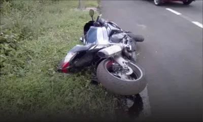 Accident à Midlands : un motocycliste a le bras sectionné 