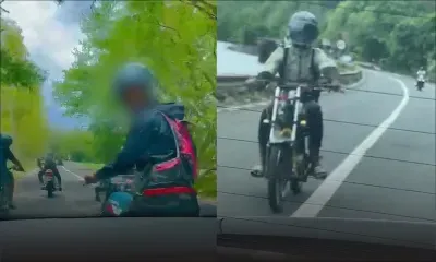 Le Morne : un couple et un enfant poursuivis par une bande à motos