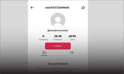 Le compte « missie moustass » banni sur TikTok, un autre compte fait surface