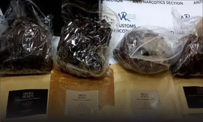 Au bureau de la poste centrale : saisie de Rs 17 M de méthamphétamine en provenance de Londres