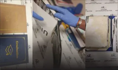 1,279 kg d’héroïne, estimés à Rs 19 millions, saisis à l’aéroport SSR