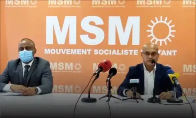 Suivez la conférence de presse du MSM