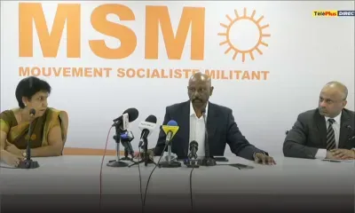 Suivez la conférence de presse du MSM