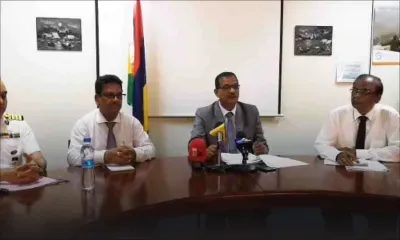 Le ministre de la Pêche, Sudheer Maudhoo, s'exprime sur les poissons morts découverts au Morne et sur le démantèlement de la poupe du wakashio