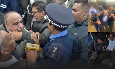 En marge des élections générales : la police montre les muscles