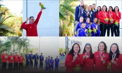 [En images] JIOI 2019 - Natation : la cérémonie de remise de médailles 
