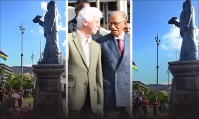 Navin Ramgoolam participe à la cérémonie de dépôt de gerbe devant la statue de SSR à Caudan.