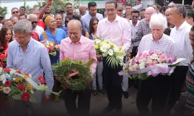 Ramgoolam à l’occasion de l’abolition de l’esclavage : «Nou in fer plizir zafer pou ferm laple»