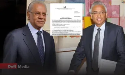 Covid-19 : Navin Ramgoolam écrit à Pravind Jugnauth 
