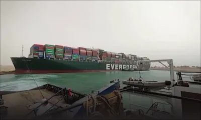 En Égypte : un navire de 200 000 tonnes bloque un axe majeur de la marine marchande