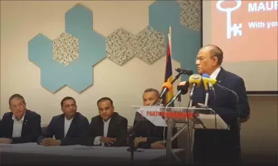 PTr : suivez la conférence de presse animée par Ramgoolam