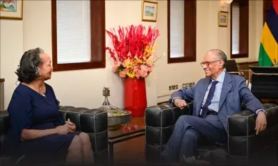 En marge de l’US-Africa Business Summit : la présidente et CEO du Corporate Council for Africa rencontre Navin Ramgoolam 