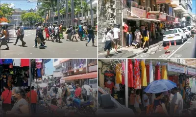 Ambiance à Port-Louis à une semaine de la Noël 