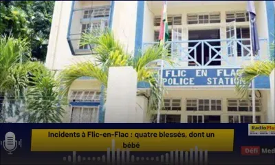 Incidents à Flic-en-Flac : quatre blessés, dont un bébé