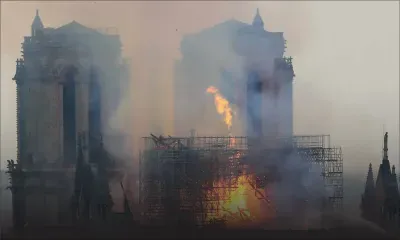 [Vidéo] Choc en France : incendie à Notre-Dame de Paris