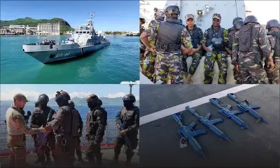 Exercice de simulation - Prise d’otage en haute mer : les forces navales en action