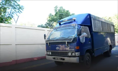 Siddick Chady à la prison de Beau-Bassin