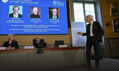 Le Nobel de physique à un trio franco-austro-américain