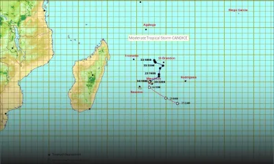Tempête Candice : l'alerte 2 maintenue 