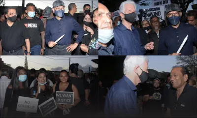 [En images] Rassemblement pacifique PTR/MMM/PMSD et ‘candle light’ en hommage à Soopramanien Kistnen devant la police de Moka