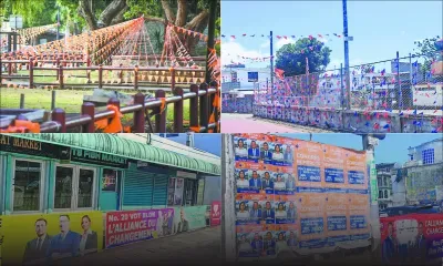 Oriflammes, banderoles et affiches : les couleurs de la politique tachent nos paysages