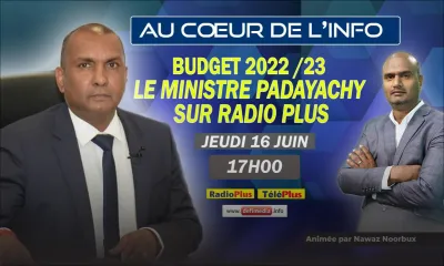 Renganaden Padayachy, l'invité de l'émission «Au Coeur de l'Info» ce jeudi
