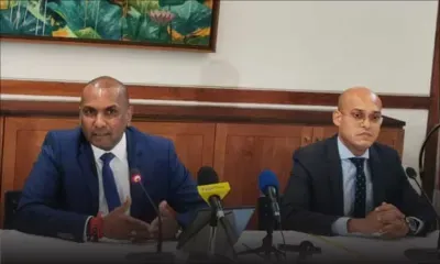 Suivez en direct la conférence de presse de Renganaden Padayachy et de Soodesh Callichurn