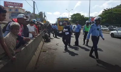 [Images] Pailles : un étudiant étranger tué dans un accident 