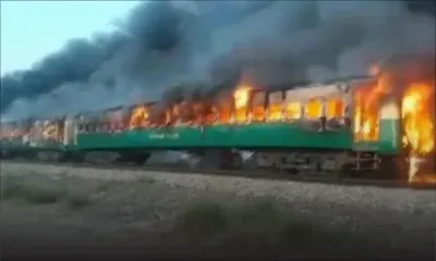 Pakistan : une explosion dans un train fait au moins 73 morts