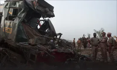 Pakistan: le bilan du double accident ferroviaire passe à 63 morts