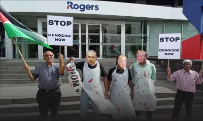 Manifestation devant l’ambassade américaine à Maurice 