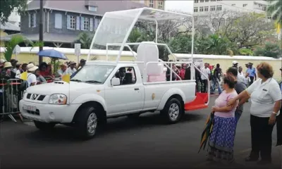 Visite du Pape François : voici la papamobile mauricienne