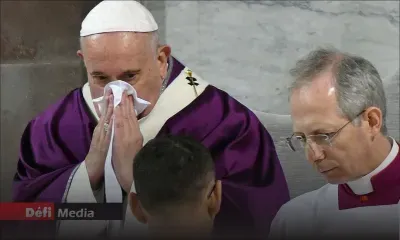 Le pape renonce à une retraite spirituelle à cause d'un «rhume»